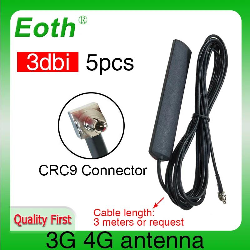 Eoth-4G lte ׳ 3dbi CRC9 Ŀ ÷, ׳ , 21cm ipex 1 SMA  Ǳ  ̺, 5 